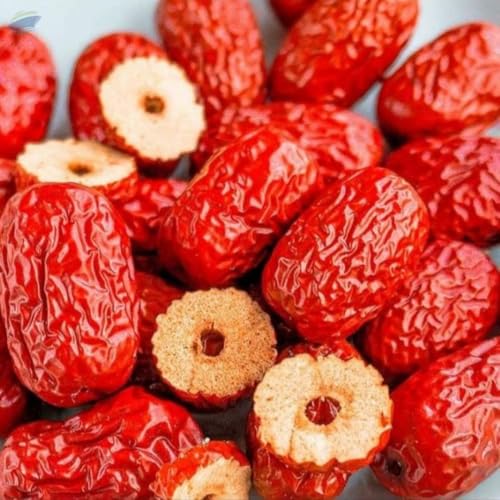 Premium Dried Jujube Fruit 1 kg - Great Snack for a Quick and Healthy Boost No Added Sugar, Vegan