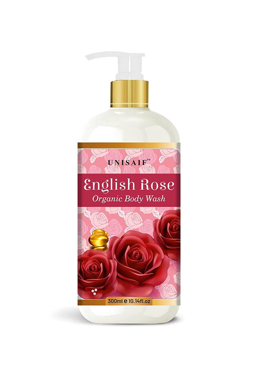 Unisaif English Rose Organic Body Wash 300ml