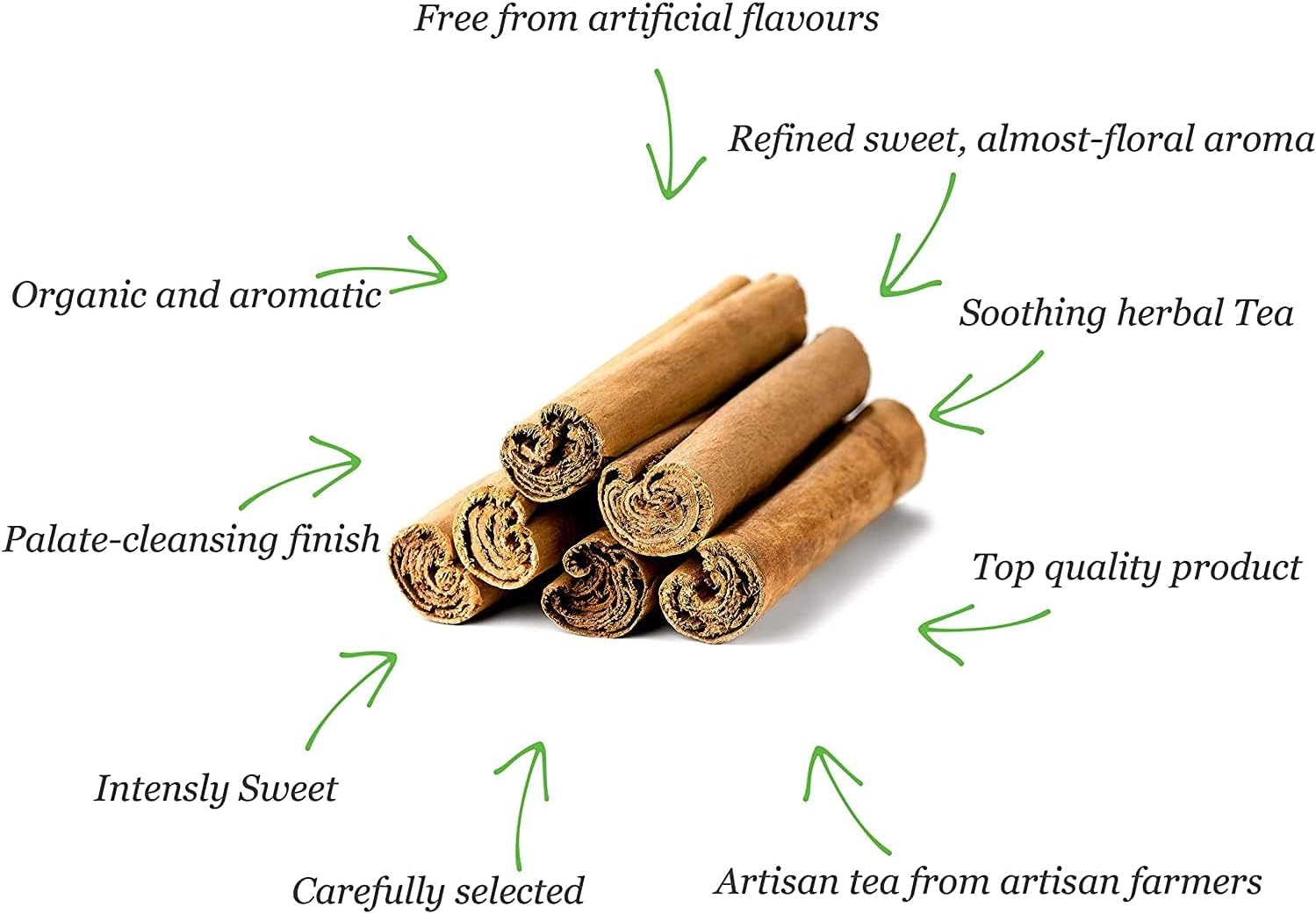 Ceylon Cinnamon Sticks (200G) | Cinnamon Quills | 100% Natural & Pure | Zimt | Cannelle | Canela | Danchini Sticks | Sweet and Aromatic 200G