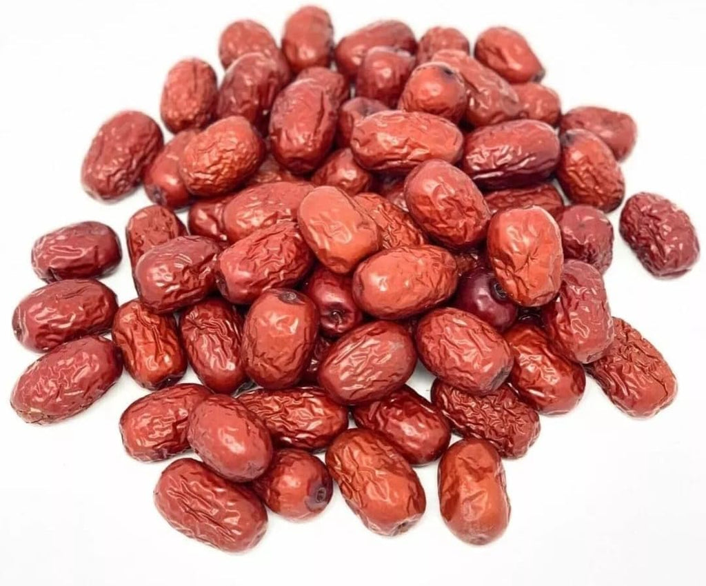 Premium Dried Jujube Red Dates Fruit 1 KG- Great Snack for a Quick and Healthy Boost No Added Sugar, Natural Vegan & Plump Red Dates Good Quality - Pack of 1 KG