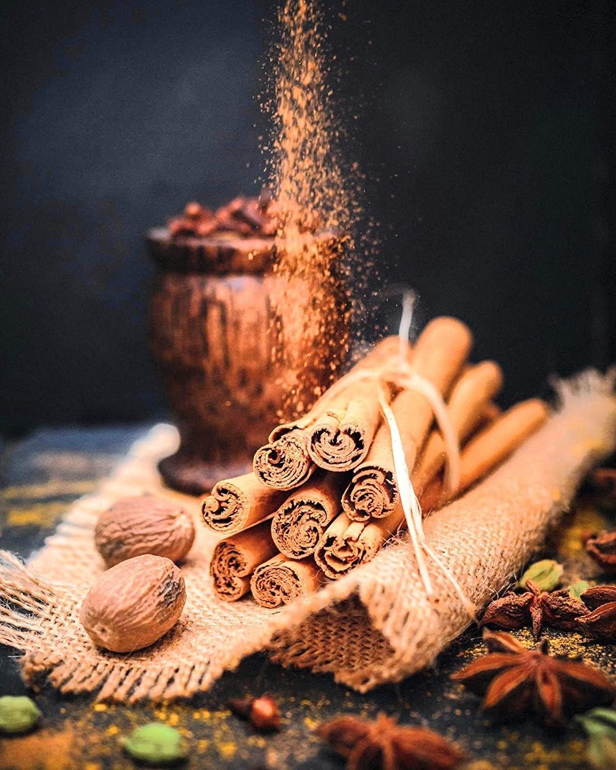 Ceylon Cinnamon Sticks (200G) | Cinnamon Quills | 100% Natural & Pure | Zimt | Cannelle | Canela | Danchini Sticks | Sweet and Aromatic 200G