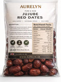 Premium Dried Jujube Red Dates Fruit 1 KG- Great Snack for a Quick and Healthy Boost No Added Sugar, Natural Vegan & Plump Red Dates Good Quality - Pack of 1 KG